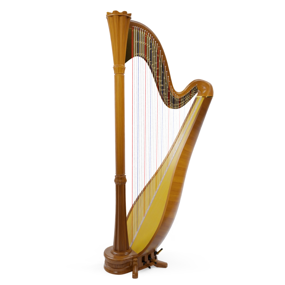 Concert harp